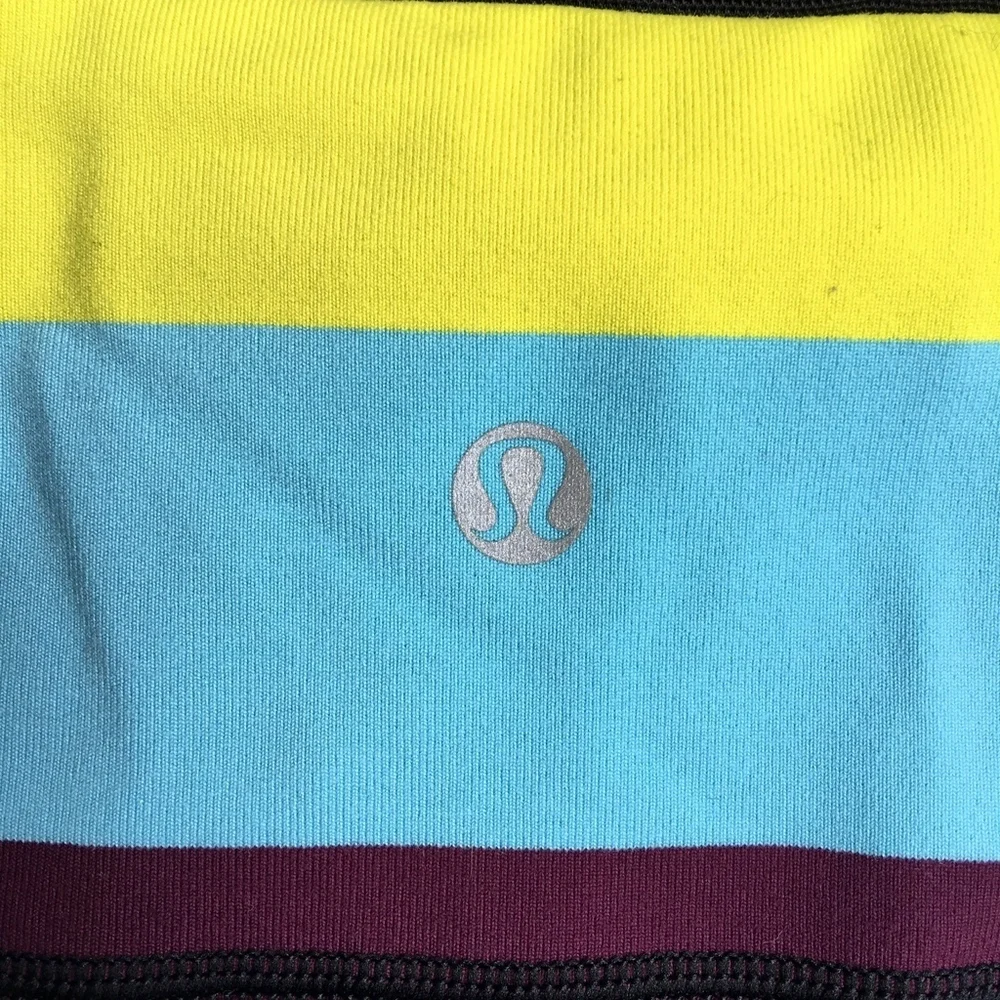 Lululemon Scoop Neck Striped Tank Top Size 6